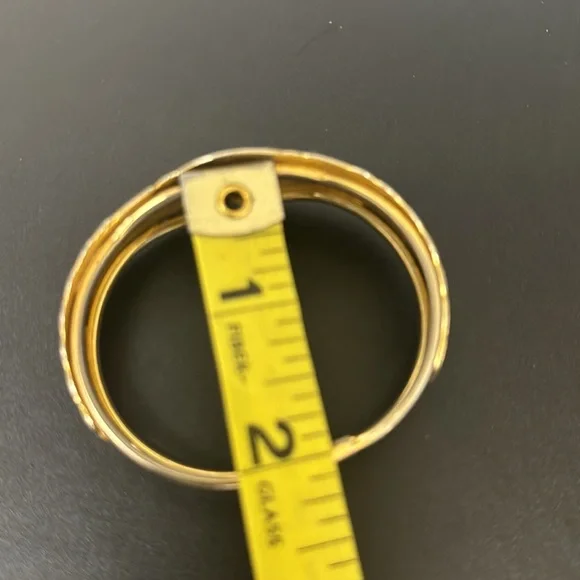 🛑🛑Sold- Vintage Cloisonné Floral Butterfly Hinge Bracelet - Picture 10 of 15